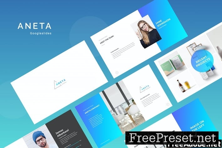 Aneta Google Slides Template 566PNK