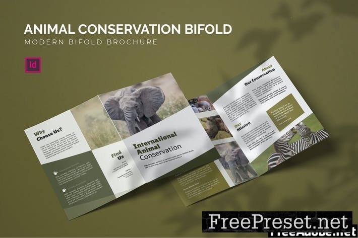 Animal Conservation - Bifold Brochure 2SNCZ8D