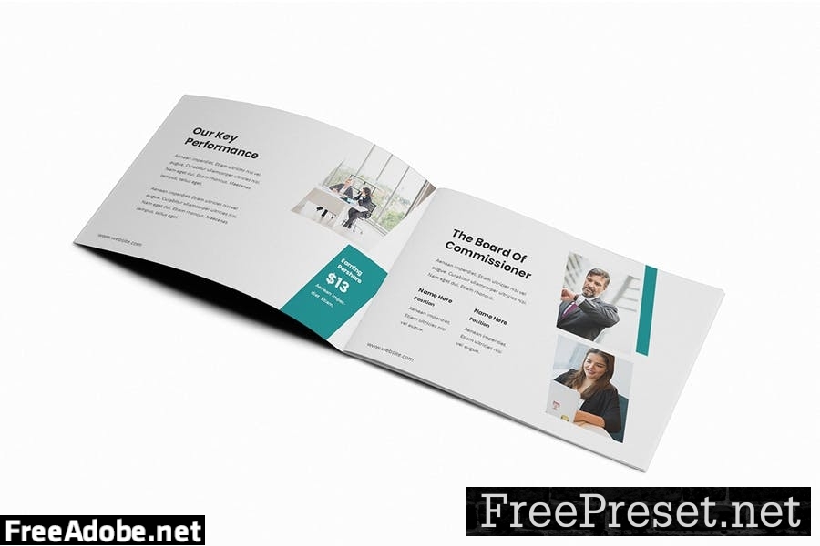 Annual Report A5 Brochure Template F2EBEM6