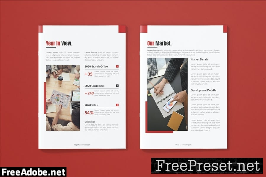 Annual Report Business - Brochure Template