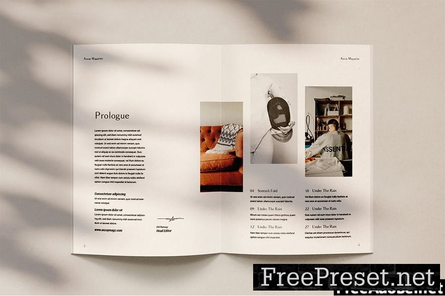 Anzay - Magazine Template