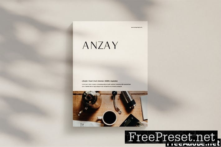 Anzay - Magazine Template TP8LPW9