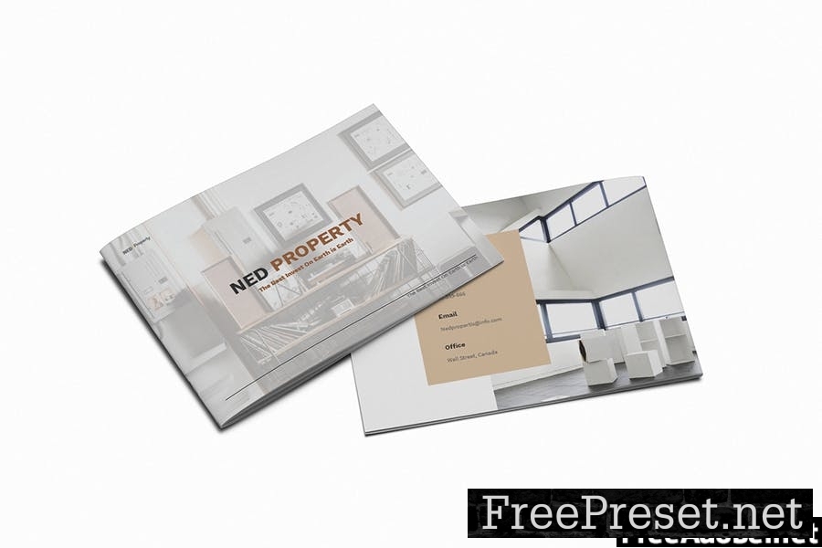 Apartment Property A5 Brochure Template