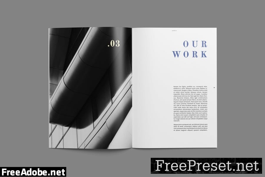 Architectural Portfolio Brochure Template