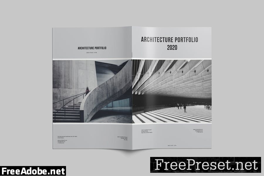 Architecture Portfolio Brochure Template LCWL7VW