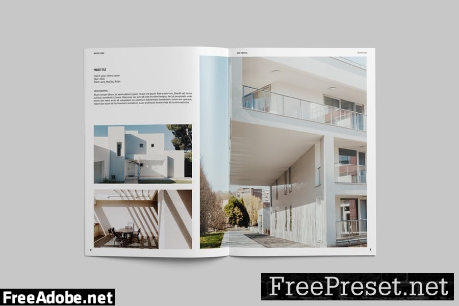 Architecture Portfolio Brochure Template LCWL7VW