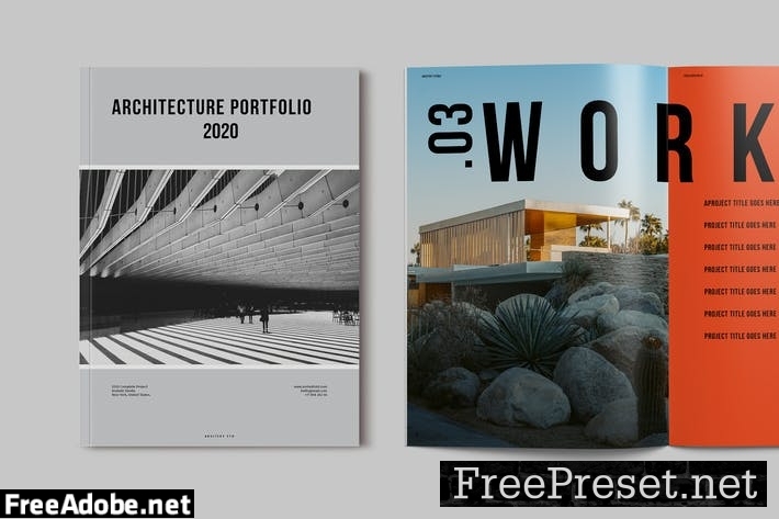 Architecture Portfolio Brochure Template LCWL7VW