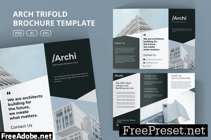 Architecture Trifold Brochure YP7HH4V