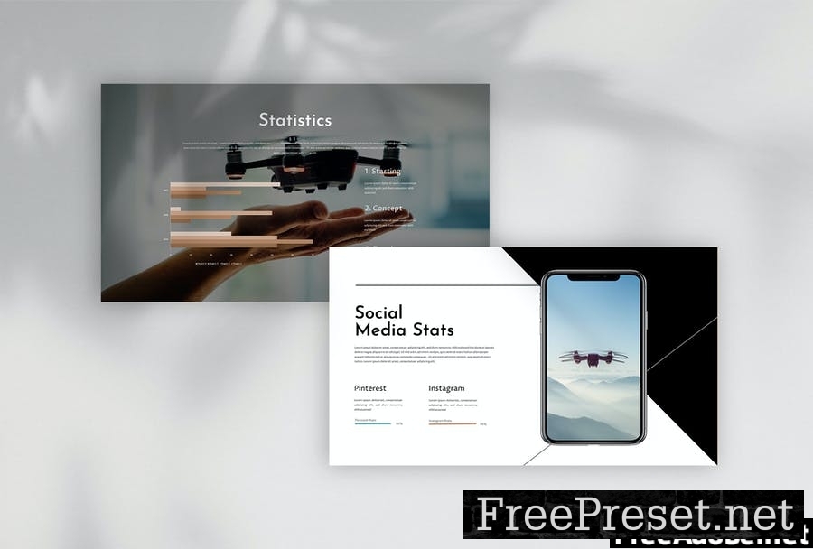 Aresa - Drone Photography Powerpoint Template