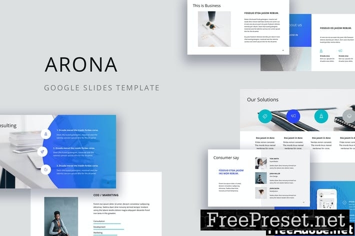 ARONA - Google Slides Presentation Template BNZXJJ