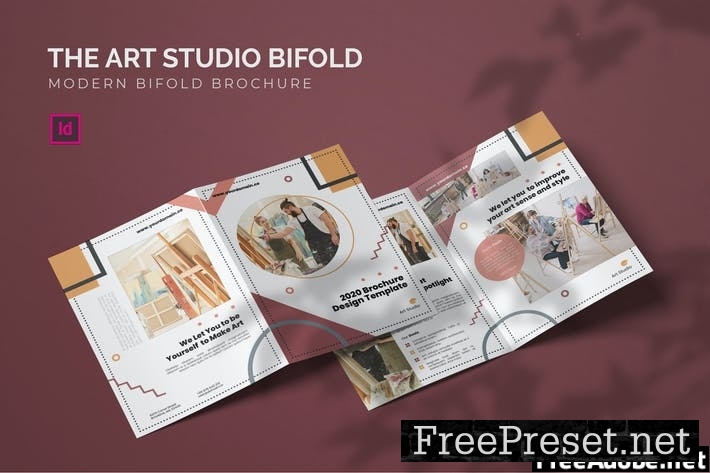 Art Studio - Bifold Brochure REK8B6T