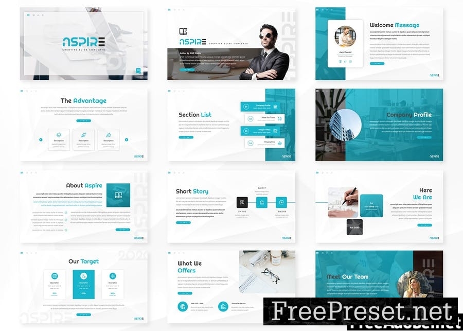 Aspire - Presentation Template