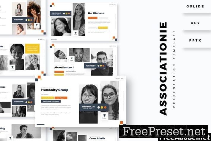 Associationie - Presentation Template F6LH8ZS