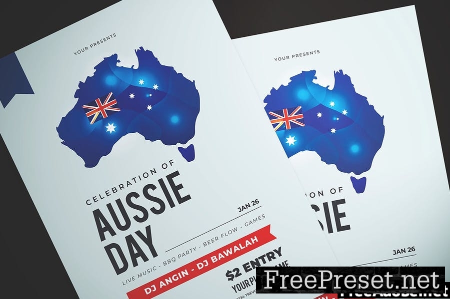 Australia Day Flyer