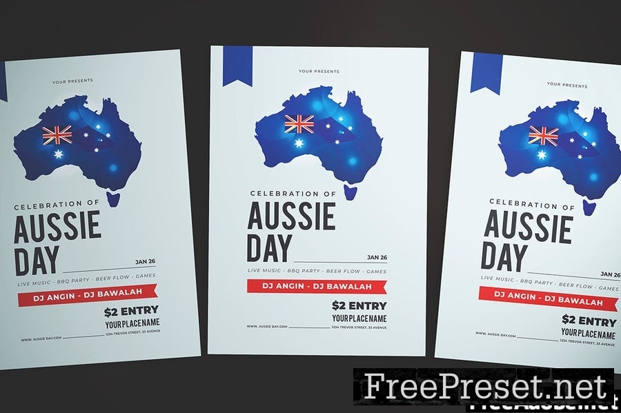 Australia Day Flyer