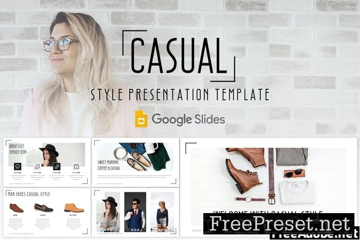 Casual - Google Slides Template 3TVXRP
