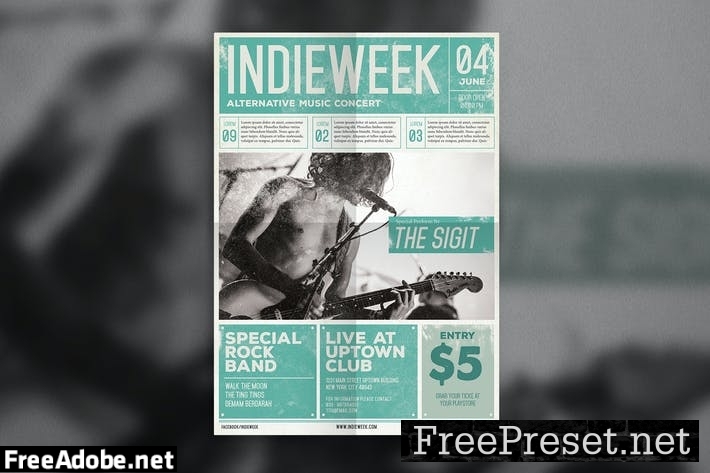 Indie Newspaper Poster T5TGKT