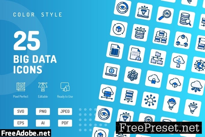 Big Data Color Icons LTC39NS