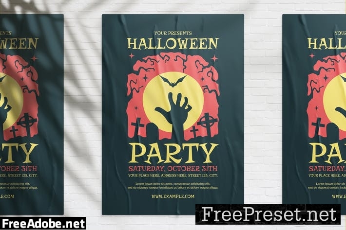 Halloween Party Flyer FWC2QSK