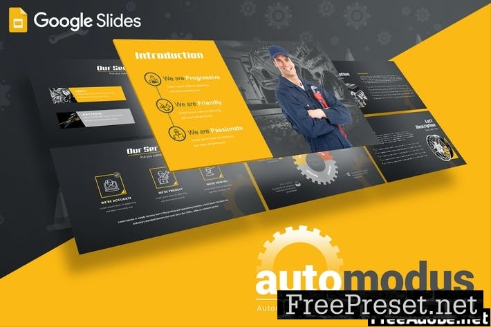 Automodus - Google Slides Template 5F952D