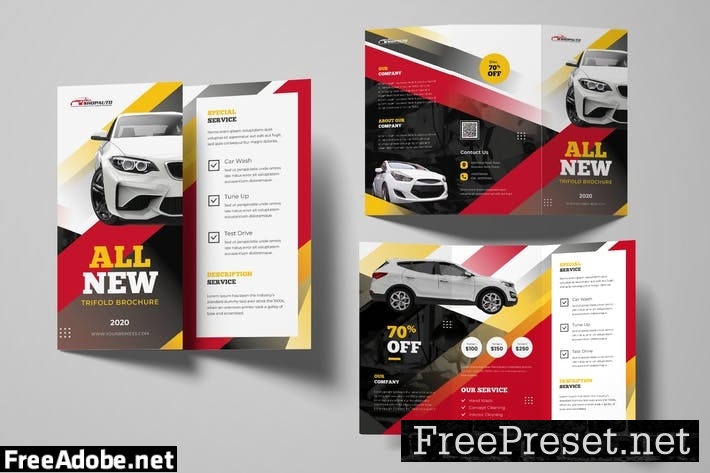 Automotive Car Trifold Brochure Y6M6S28