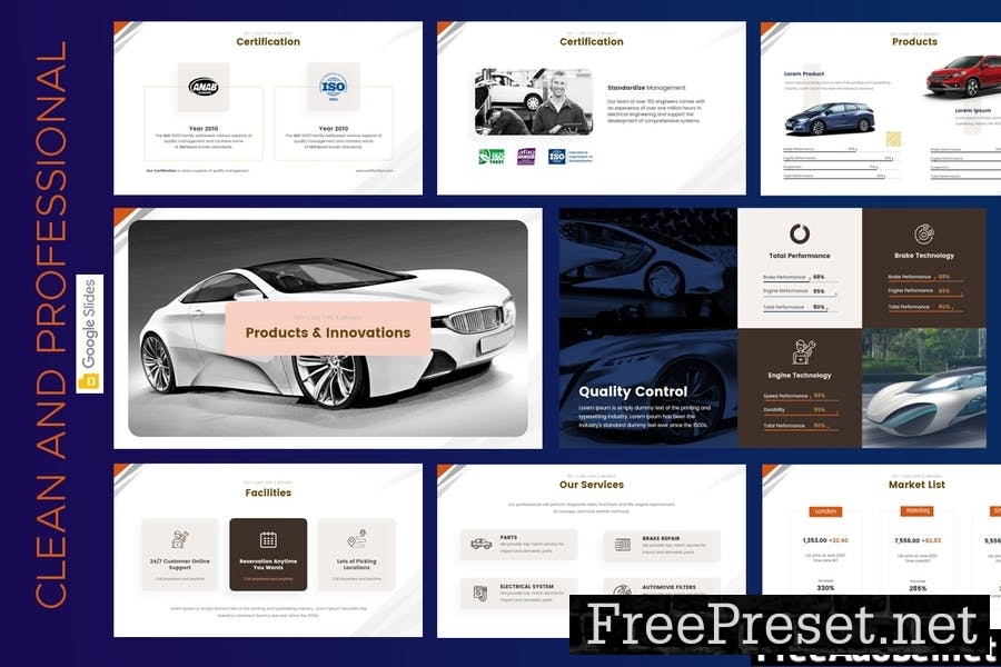 Automotive Media Marketing - Google Slides