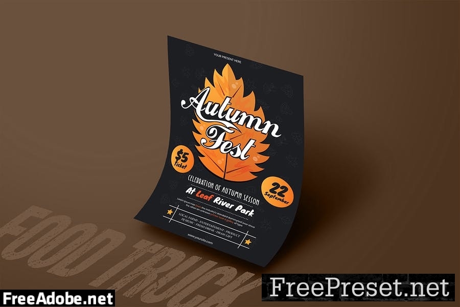 Autumn Festival Flyer Template ZZZ9B3F