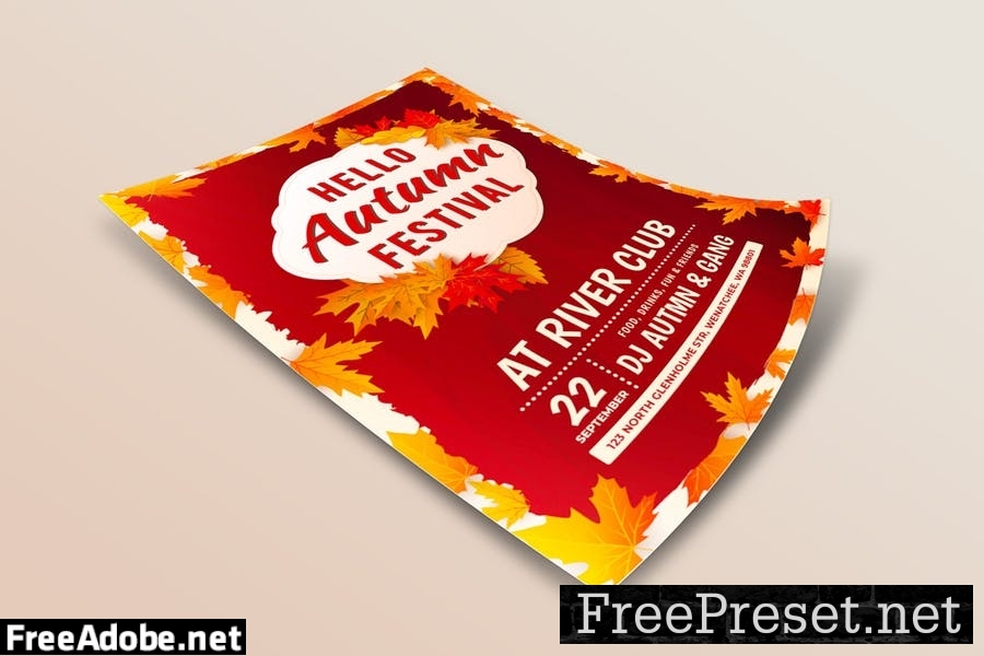 Autumn Flyer Template