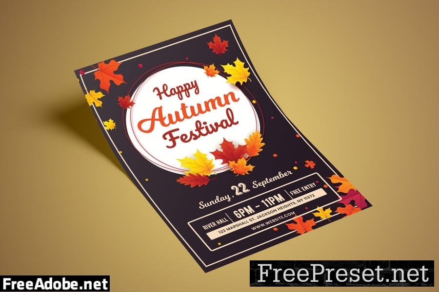 Autumn Flyer Template S9ZNZK2