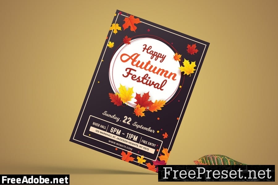 Autumn Flyer Template S9ZNZK2