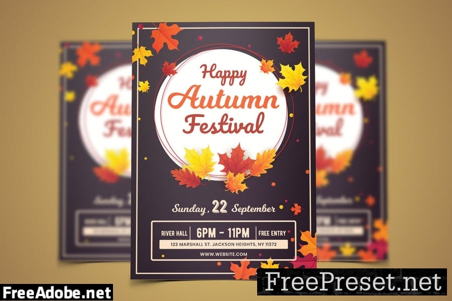 Autumn Flyer Template S9ZNZK2