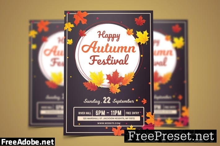 Autumn Flyer Template S9ZNZK2