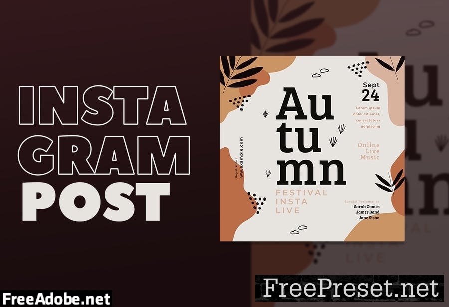 Autumn Music Flyer Pack