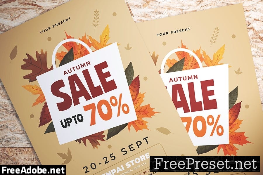 Autumn Sale Flyer Q6Q6FCH