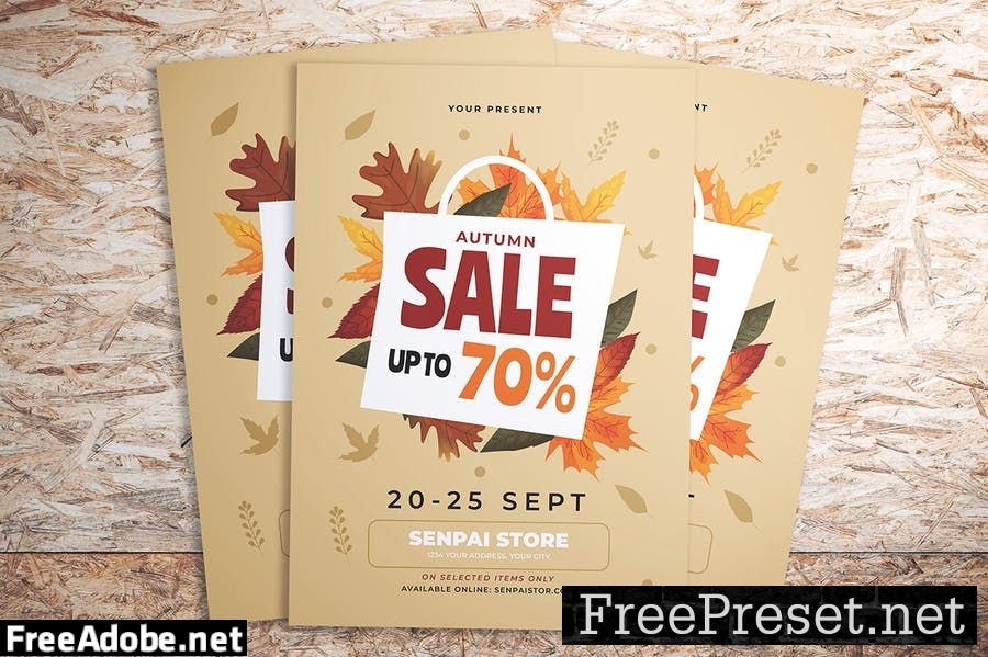 Autumn Sale Flyer Q6Q6FCH