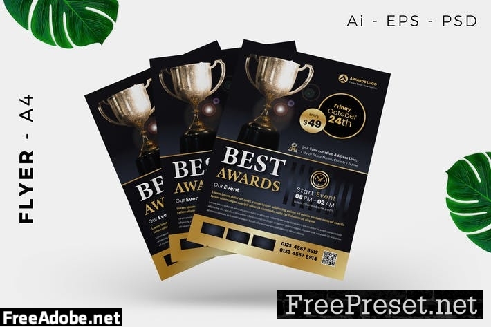 Award Flyer Design J8UVDKJ