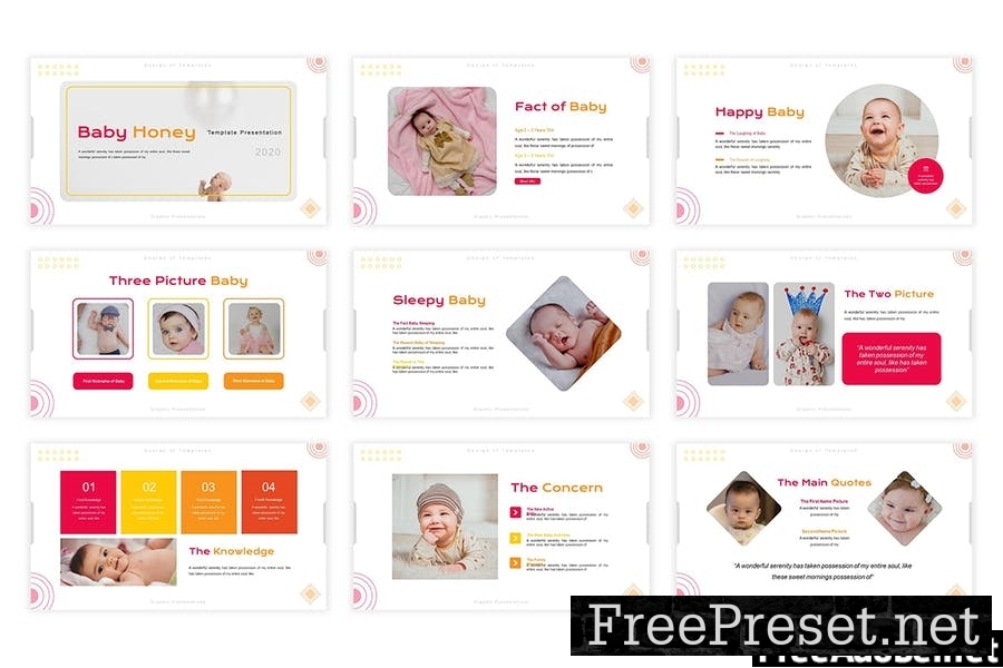 Baby Honey Presentation Template