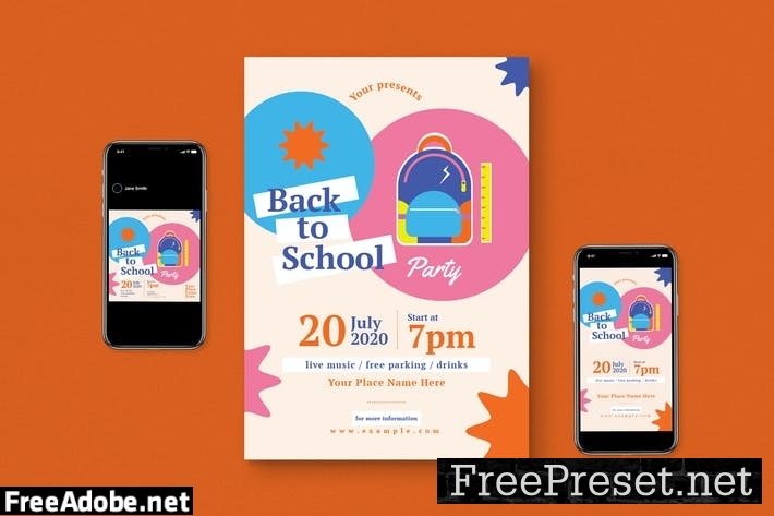 Back To School Flyer Pack UKFTKQL