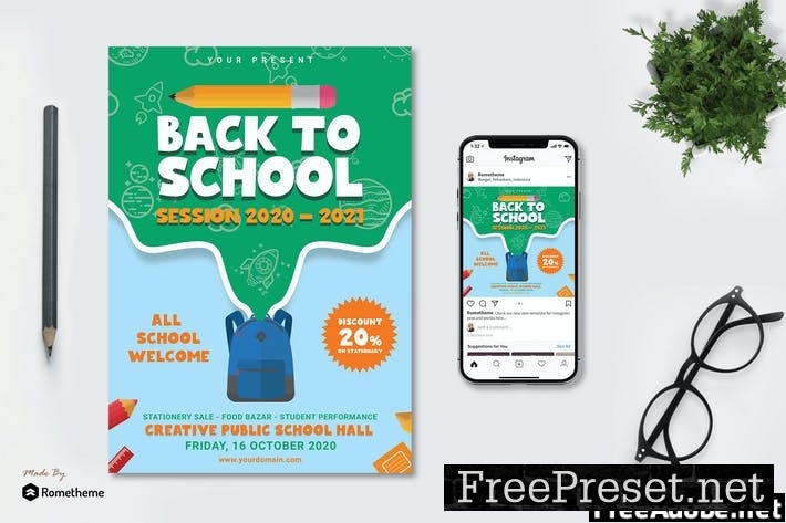 Back To School Flyer vol.01 TY 36M6YT4