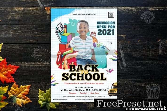 Back to School Flyer Vol.02 3MZ7VR3