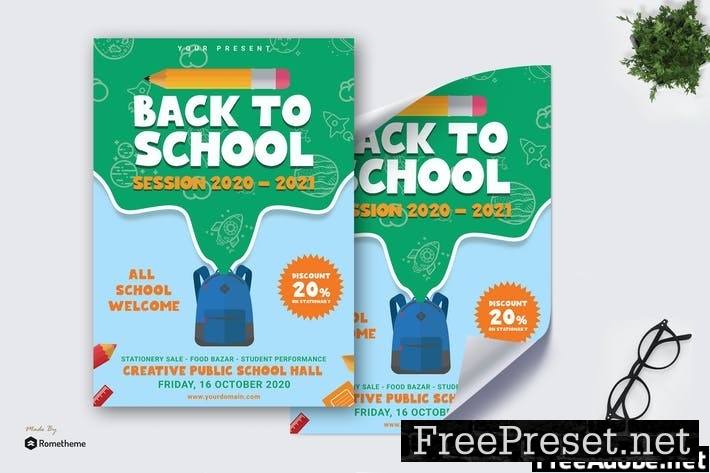 Back To School Poster vol.01 TY J26GCL2