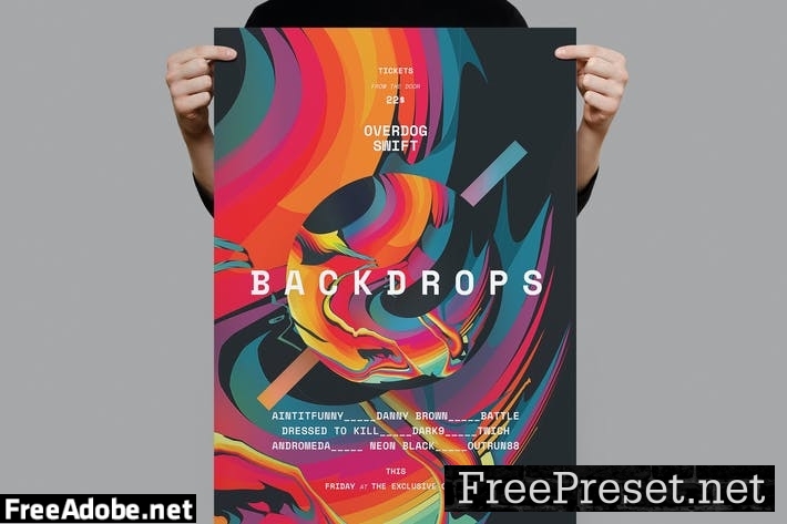 Backdrops Poster / Flyer EBY37B