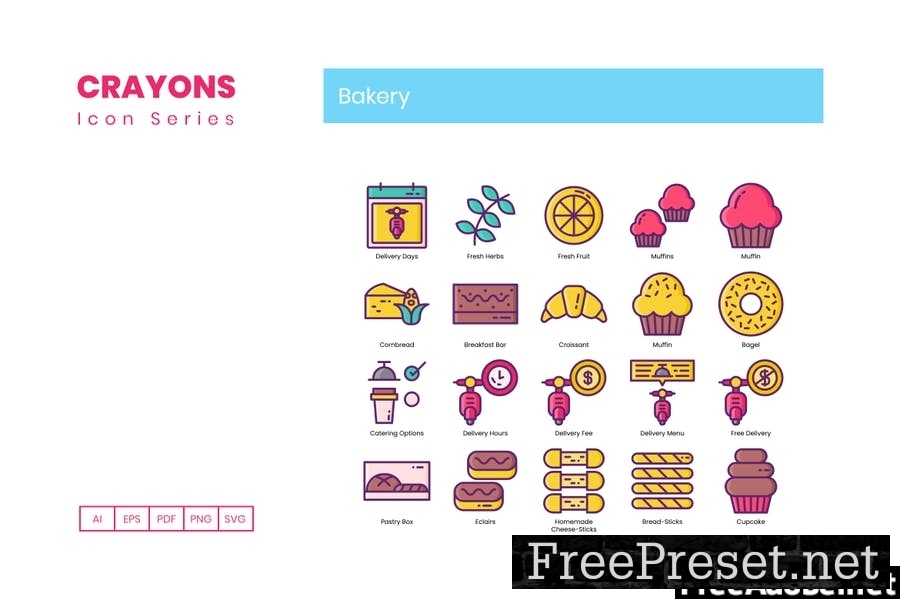 Bakery Icons JTPDQLF