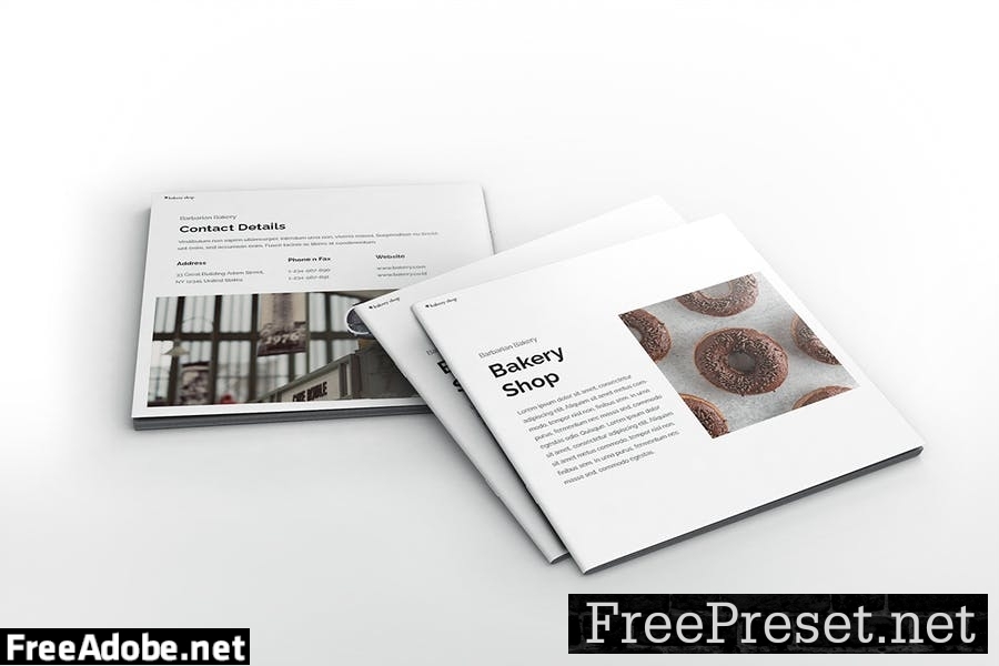 Bakery Square Brochure Template PVRXNWK