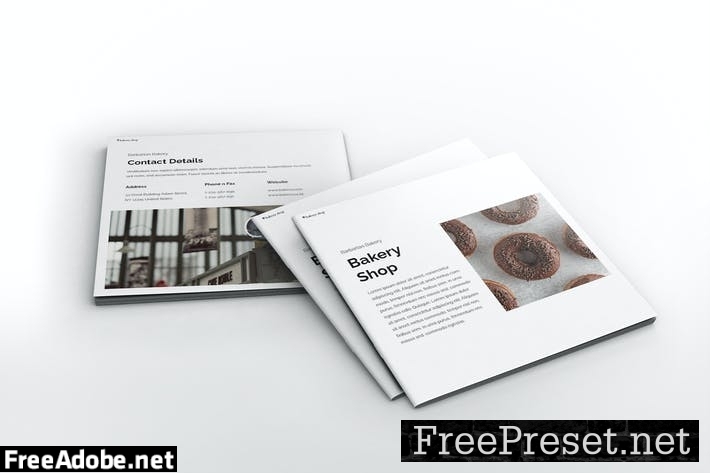 Bakery Square Brochure Template PVRXNWK