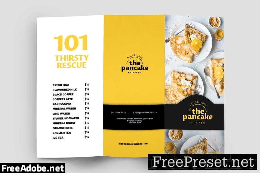 Bakery Trifold Brochure