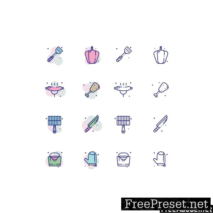 Barbecue Icon Pack PUPJ6A4