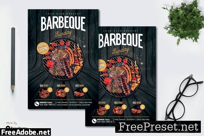 Barbeque - Flyer MR YN7R82R