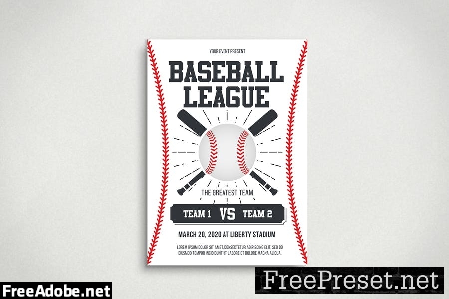 Baseball Flyer XV4RGR7