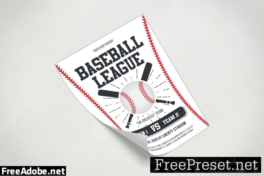 Baseball Flyer XV4RGR7